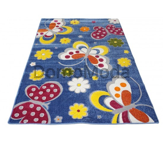 Детский ковер КИНДЕР МИКС 52970 blue Купить в интернет магазине ДомоМода фото 2 Детский ковер КИНДЕР МИКС 52970 blue - высокое качество по лучшей цене в Украине изображение 2.